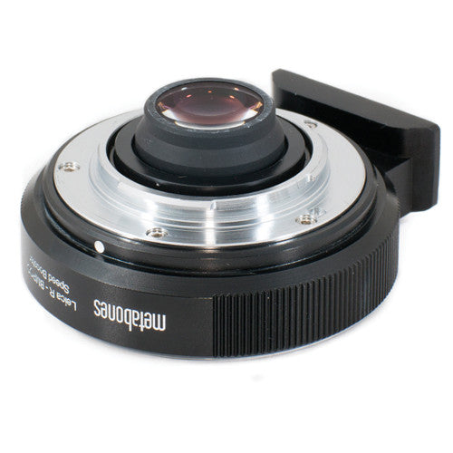 Metabones Speed Booster adaptor- Leica R to BMPCC Micro FourThirds (Black Matt) - With Tripod Foot (MB_SPLR-BMPCC-BM1)