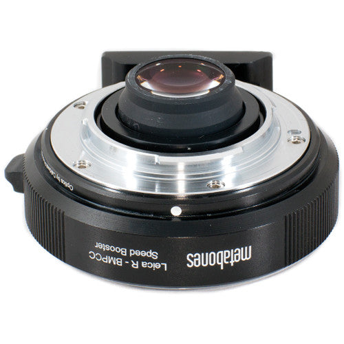 Metabones Speed Booster adaptor- Leica R to BMPCC Micro FourThirds (Black Matt) - With Tripod Foot (MB_SPLR-BMPCC-BM1)