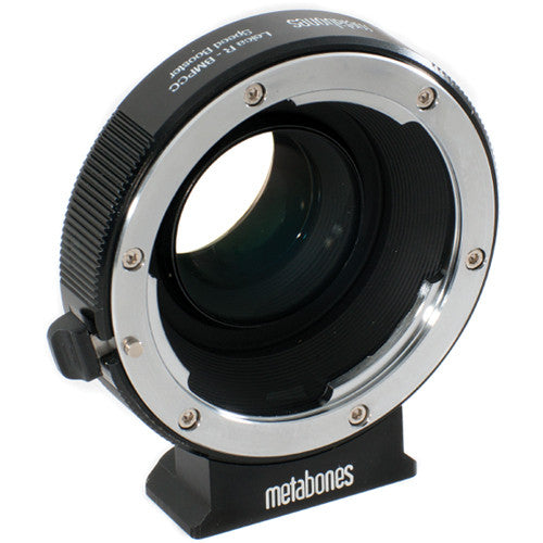 Metabones Speed Booster adaptor- Leica R to BMPCC Micro FourThirds (Black Matt) - With Tripod Foot (MB_SPLR-BMPCC-BM1)