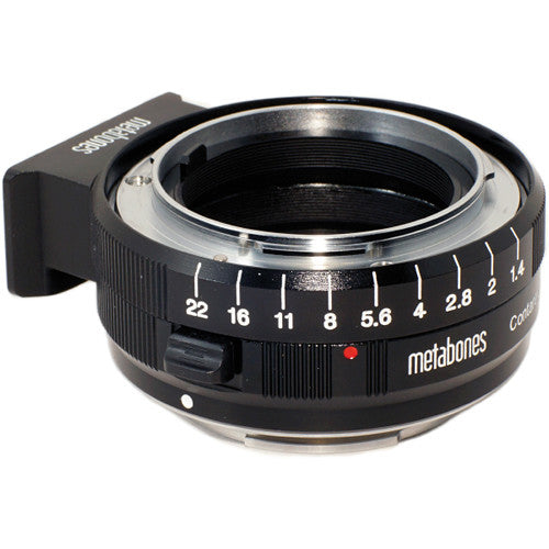 Metabones Contarex to E-Mount/ NEX T Adapter (Black Matt) - With Tripod Foot (MB_CX-E-BM1)
