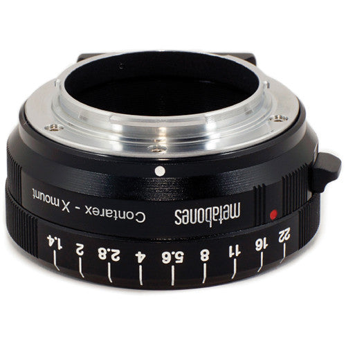 Metabones Contarex to X-Mount/FUJI Adapter (Black Matt) - With Tripod Foot (MB_CX-X-BM1)