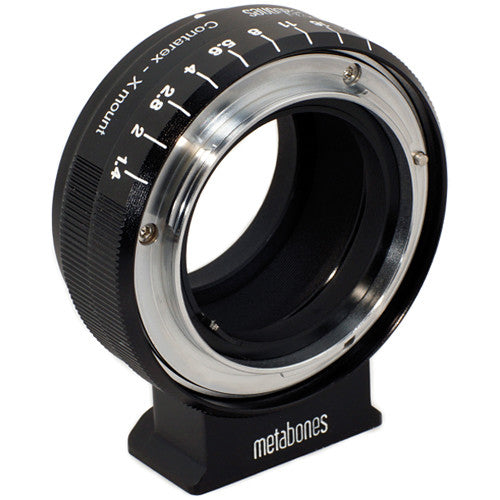 Metabones Contarex to X-Mount/FUJI Adapter (Black Matt) - With Tripod Foot (MB_CX-X-BM1)