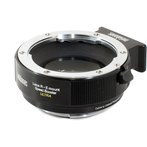 Metabones Speed Booster adaptor- Leica R to E-Mount ULTRA 0.71x (Black Matt) - With Tripod Foot (MB_SPLR-E-BM2)