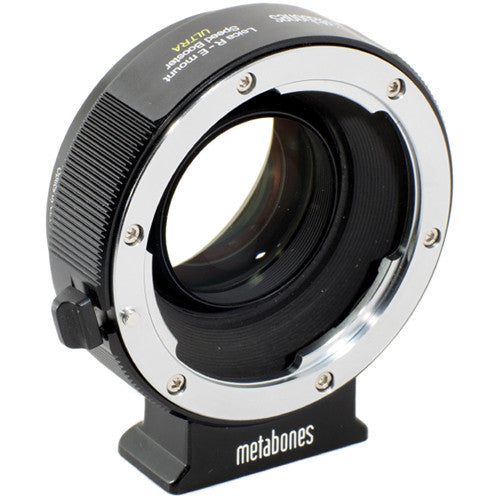Metabones Speed Booster adaptor- Leica R to E-Mount ULTRA 0.71x (Black Matt) - With Tripod Foot (MB_SPLR-E-BM2)
