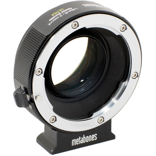 Metabones Speed Booster adapter- Leica R to X-Mount ULTRA 0.71x (Black Matt) - With Tripod Foot (MB_SPLR-X-BM2)