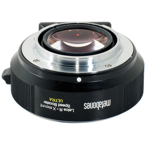 Metabones Speed Booster adapter- Leica R to X-Mount ULTRA 0.71x (Black Matt) - With Tripod Foot (MB_SPLR-X-BM2)