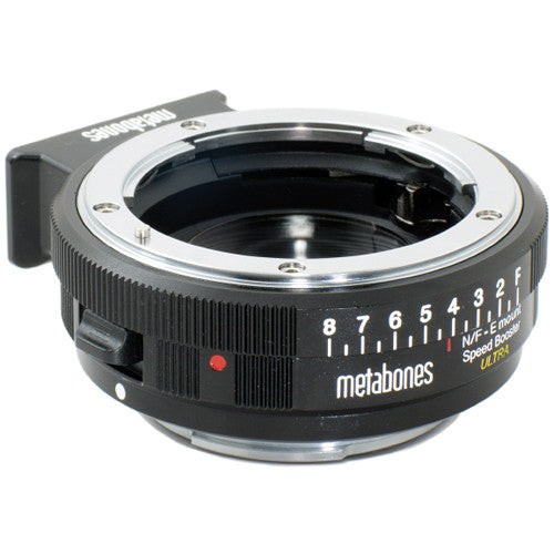 Metabones Speed Booster adaptor- Nikon G to E-Mount ULTRA 0.71x (Black Matt) - With Tripod Foot (MB_SPNFG-E-BM2)