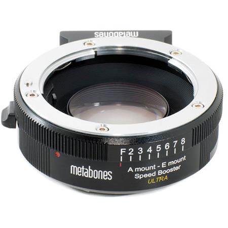 Metabones Speed Booster adaptor- ALPA to E-Mount ULTRA 0.71x (Black Matt) - No Tripod Foot (MB_SPALPA-E-BM2)