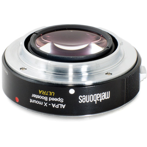 Metabones Speed Booster adaptor- ALPA to X-Mount ULTRA 0.71x (Black Matt) - No Tripod Foot (MB_SPALPA-X-BM2)
