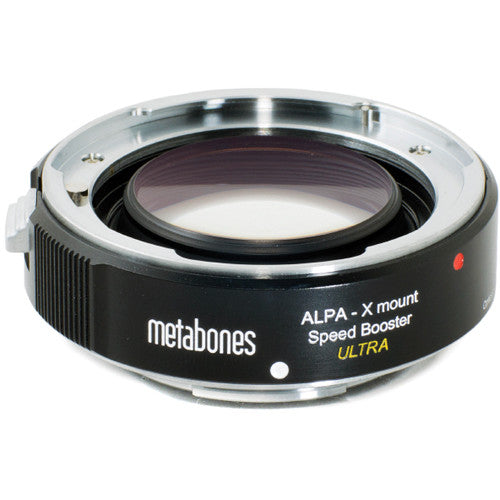 Metabones Speed Booster adaptor- ALPA to X-Mount ULTRA 0.71x (Black Matt) - No Tripod Foot (MB_SPALPA-X-BM2)