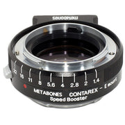 Metabones Speed Booster adaptor- Contarex to E-Mount 0.71x (Black Matt) - With Tripod Foot (MB_SPCX-E-BM1)