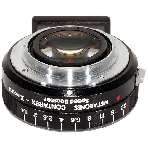 Metabones Speed Booster adaptor- Contarex to E-Mount 0.71x (Black Matt) - With Tripod Foot (MB_SPCX-E-BM1)