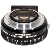 Metabones Speed Booster adaptor- Contarex- X-Mount 0.71x (Black Matt) - With Tripod Foot (MB_SPCX-X-BM1)