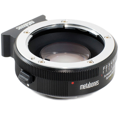 Metabones Speed Booster adaptor- Sony ALPHA to E-Mount ULTRA 0.71x (Black Matt) - With Tripod Foot (MB_SPA-E-BM2)