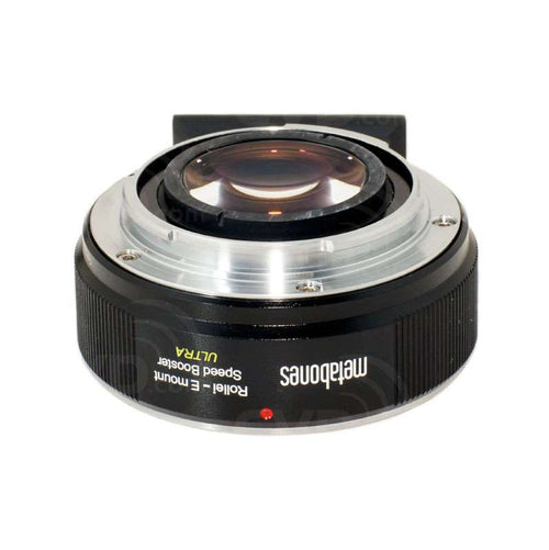 Metabones Speed Booster adaptor- ROLLEI QBM to E-Mount ULTRA 0.71x (Black Matt) - With Tripod Foot (MB_SPROLLEI-E-BM2)