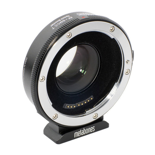 Metabones Speed Booster adaptor- Canon EF to BMCC T (Black Matt) - With Tripod Foot (MB_SPEF-BMCC-BT1)