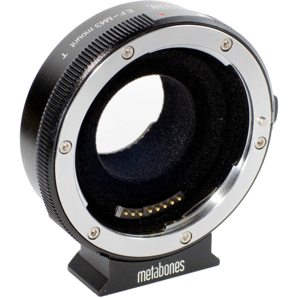 Metabones Canon EF to Micro Four Thirds T adapter (Black Matt) - With Tripod Foot (MB_EF-m43-BT2)