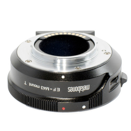 Metabones Canon EF to Micro Four Thirds T adapter (Black Matt) - With Tripod Foot (MB_EF-m43-BT2)