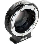 Metabones Nikon G to Micro FourThirds Speed Booster XL 0.64x (Black Matt) - With Tripod Foot (MB_SPNFG-M43-BM2)