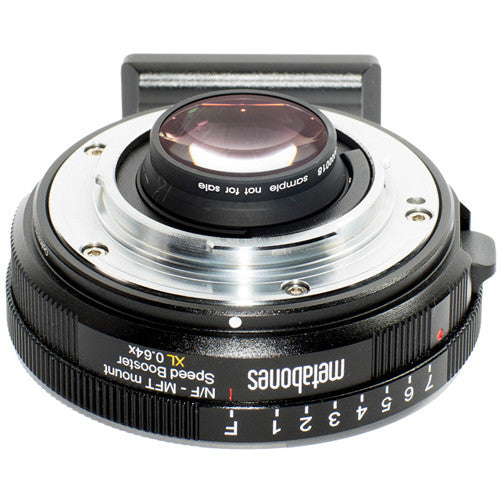 Metabones Nikon G to Micro FourThirds Speed Booster XL 0.64x (Black Matt) - With Tripod Foot (MB_SPNFG-M43-BM2)
