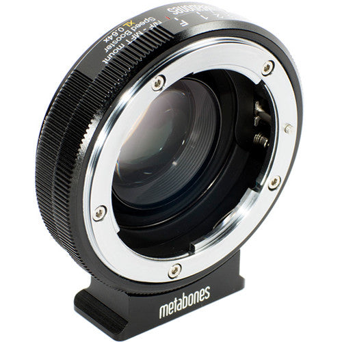 Metabones Nikon G to Micro FourThirds Speed Booster XL 0.64x (Black Matt) - With Tripod Foot (MB_SPNFG-M43-BM2)