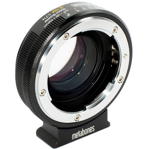 Metabones Nikon G to Micro FourThirds Speed Booster ULTRA 0.71x (Black Matt) - With Tripod Foot (MB_SPNFG-M43-BM3)