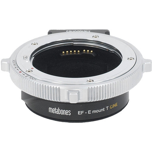 Metabones Canon EF to E-Mount T CINE (Black Matt) - With Tripod Foot (MB_EF-E-BT6)
