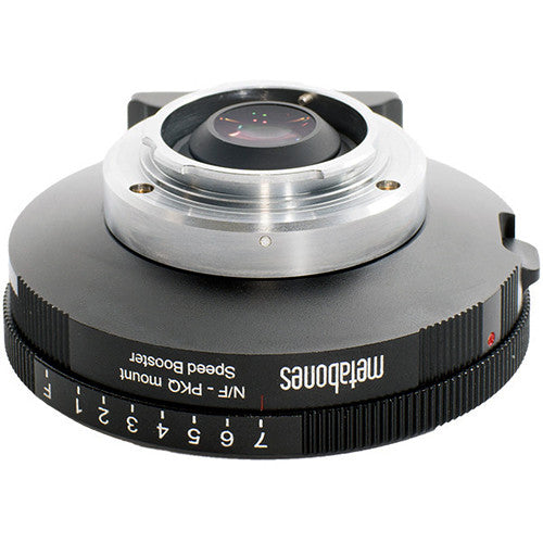 Metabones Nikon G to Q-Mount Speed Booster Devil Q666 0.5x (Black Matt) - With Tripod Foot (MB_SPNFG-Q-BM1)