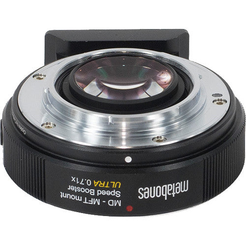 Metabones Minolta MD to Micro FourThirds Speed Booster ULTRA 0.71x (Black Matt) - With Tripod Foot (MB_SPMD-m43-BM3)