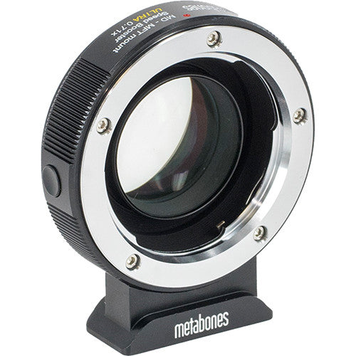 Metabones Minolta MD to Micro FourThirds Speed Booster ULTRA 0.71x (Black Matt) - With Tripod Foot (MB_SPMD-m43-BM3)