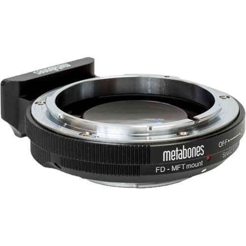 Metabones Canon FD/FL to Micro FourThirds Speed Booster ULTRA 0.71x (Black Matt) - With Tripod Foot (MB_SPFD-m43-BM4)