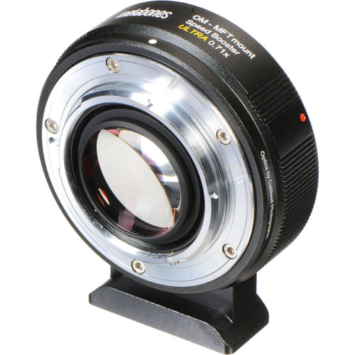 Metabones Olympus OM to Micro FourThirds Speed Booster ULTRA 0.71x (Black Matt) - With Tripod Foot (MB_SPOM-m43-BM3)