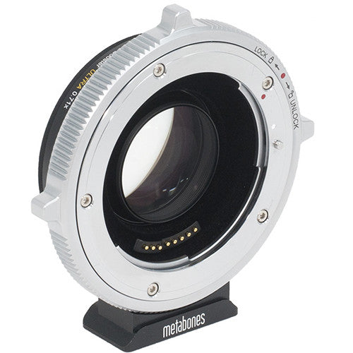 Metabones Canon EF to E-Mount T CINE Speed Booster ULTRA 0.71x (Black Matt) - With Tripod Foot (MB_SPEF-E-BT3)