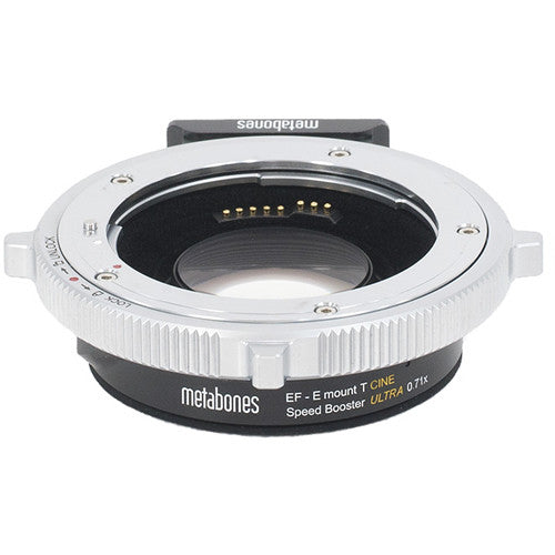 Metabones Canon EF to E-Mount T CINE Speed Booster ULTRA 0.71x (Black Matt) - With Tripod Foot (MB_SPEF-E-BT3)