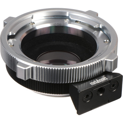 Metabones PL to Micro FourThirds T CINE Speed Booster ULTRA 0.71x (Black Matt) - With Tripod Foot (MB_SPPL-M43-BT1)