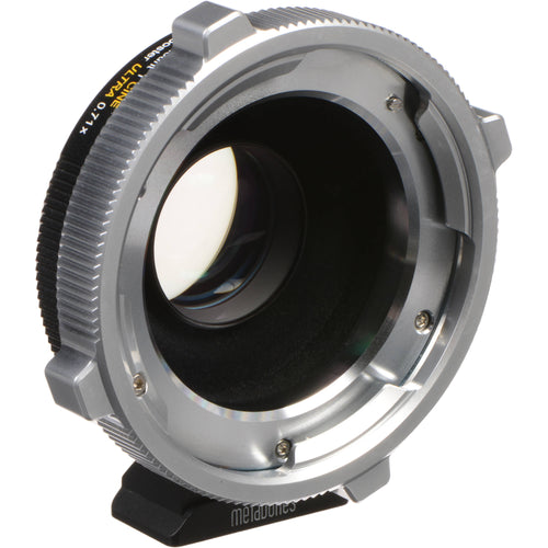 Metabones PL to Micro FourThirds T CINE Speed Booster ULTRA 0.71x (Black Matt) - With Tripod Foot (MB_SPPL-M43-BT1)