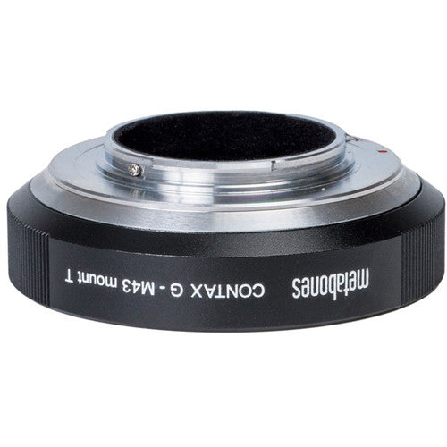 Metabones Contax G to Micro FourThirds T adapter (Black Matt) - No Tripod Foot (MB_CG-m43-BT1)