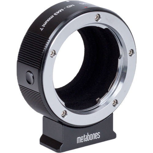 Metabones Minolta MD to Micro FourThirds adapter T (Black Matt) - With Tripod Foot (MB_MD-m43-BT1)