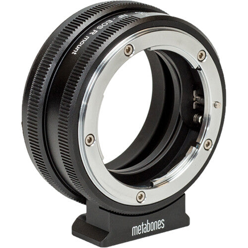Metabones Nikon G to Canon EFR mount adapter (Black Matt) - With Tripod Foot (MB_NFG-EFR-BM1)
