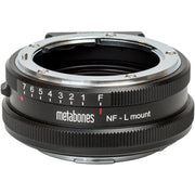 Metabones Nikon G to L mount adapter (Black Matt) - With Tripod Foot (MB_NFG-L-BM1)