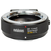 Metabones Minolta MD to X-mount Speed Booster ULTRA 0.71x  (Black Matt) - With Tripod Foot (MB_SPMD-X-BM3)
