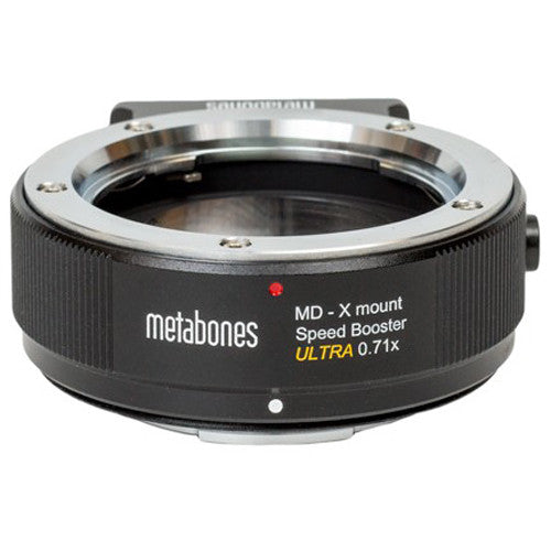 Metabones Minolta MD to X-mount Speed Booster ULTRA 0.71x  (Black Matt) - With Tripod Foot (MB_SPMD-X-BM3)