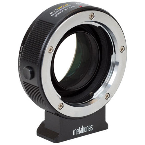 Metabones Minolta MD to X-mount Speed Booster ULTRA 0.71x  (Black Matt) - With Tripod Foot (MB_SPMD-X-BM3)