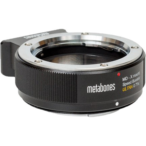Metabones Minolta MD to X-mount Speed Booster ULTRA 0.71x  (Black Matt) - With Tripod Foot (MB_SPMD-X-BM3)