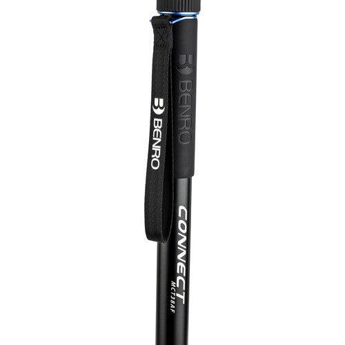 Benro Connect Video Aluminum Monopod with Flip Locks, 3-Leg Base, and S4 PRO Hea