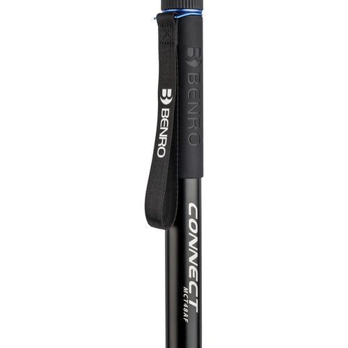 Benro Connect Video Aluminum Monopod with Flip Locks, 3-Leg Base, and S6 PRO Head