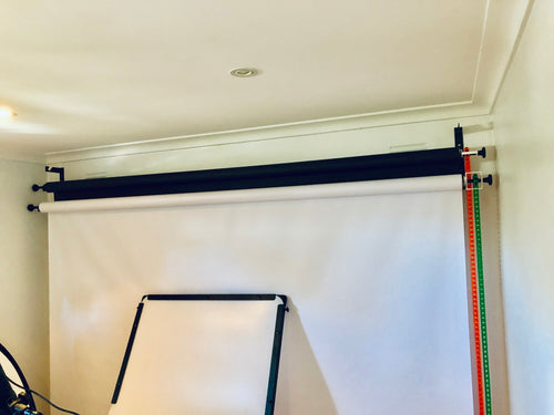 Nanlite BE-3 Studio Background 3 Roller Support Bracket Holder System for 3 Paper Backdrops