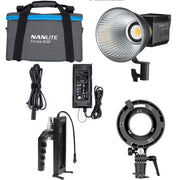 Nanlite Creative Light Kit, including a Forza 60B, Softbox, Grid, Projector attachment, Pavotube 6C and Stand
