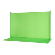 Nanlite LG-3522U 3.5m wide U shaped Chromakey Green Screen self standing kit