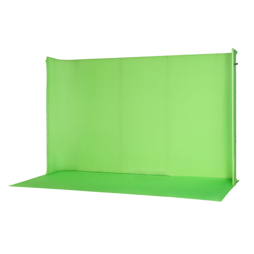 Nanlite LG-3522U 3.5m wide U shaped Chromakey Green Screen self standing kit